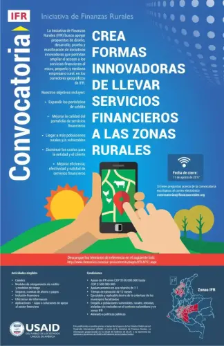 Afiche Proyecto Iniciativa de Finanzas Rurales