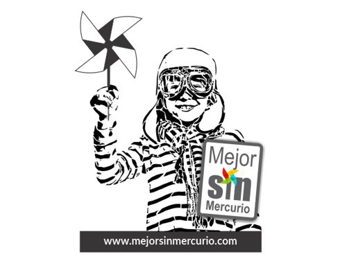 Logo imagen de campaña Mejor Sin Mercurio